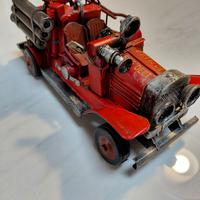 Raro Modellino Camion Pompieri Vintage