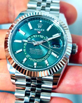 Rolex Sky-Dweller 336934 verde menta nuovo 10/2025