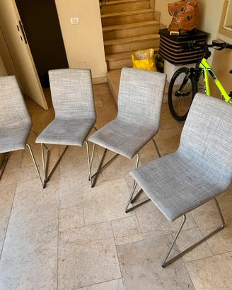 Set 4 sedie IKEA imbottite – Impilabili