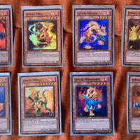 Lotto 8 carte Yu-Gi-Oh! mostri Jurrac