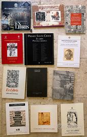 In blocco 12 volumi concorsi ex libris