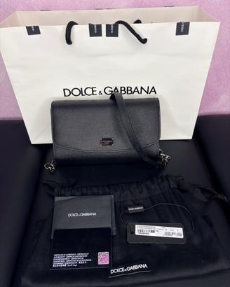 DOLCE & GABBANA – BORSA IN PELLE DI VITELLO