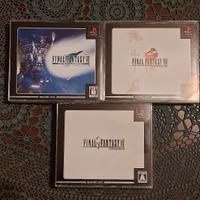PS1 - Final Fantasy VII VIII & IX (Giapponese)