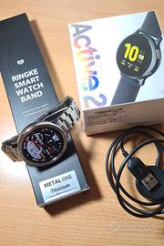 Samsung Galaxy Watch Active 2 + Ringke Titanium 