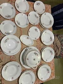 set di piatti porcellana bianca Bohême thun
