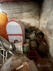 Botti legno vetroresina vino