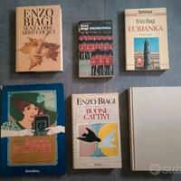 Lotto sei libri Enzo Biagi 
