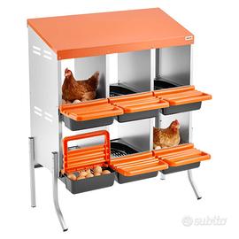 Nido con Cassetto di Raccolta Uova per Galline
