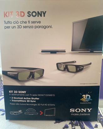 Kit 3D Sony originale (Aperto-mai usato)