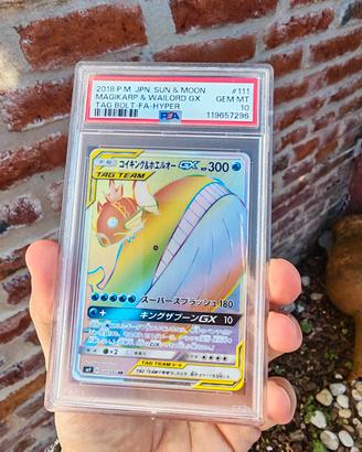 2018 pokemon jap sole e luna magikarp #111 gx psa 