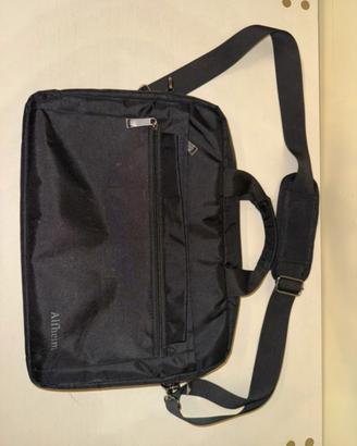 Borsa tracolla nera porta comupter/tablet/document