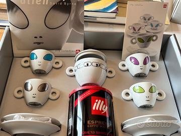 Illy Art Collection 2001 David Byrne ALIEN CUPS
