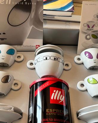 Illy Art Collection 2001 David Byrne ALIEN CUPS