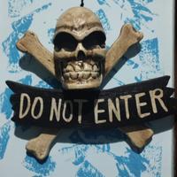 decorazione a forma di teschio