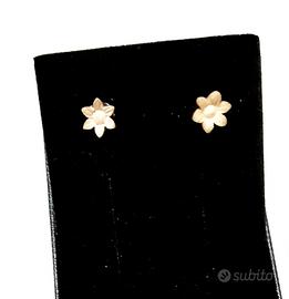 Orecchini Fiori Scolpiti Anni'60