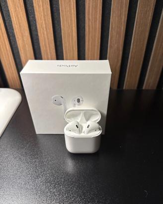 airpods con accessori e scatola originale