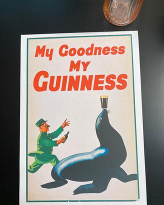 Poster stampa birra Guinness zoo Pub birreria