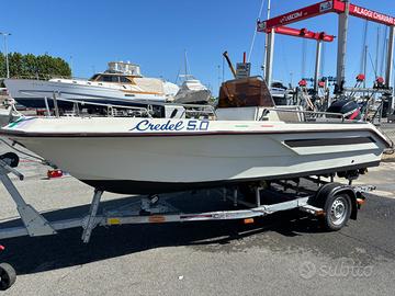 Barca open 5 m + motore Honda 40 CV