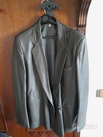 giacca in pelle uomo vintage