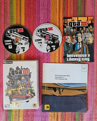 Gta III Grand Theft Auto 3 PC completo manuale 