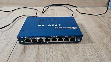 Switch netgear GS108 8 porte gigabit