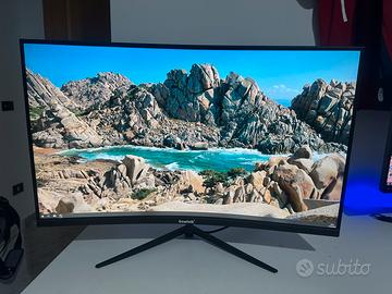 Monitor PC 32 pollici, curvo