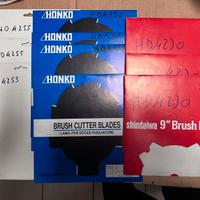 10 Dischi tagliaerba (Shindaiwa, Honko, Fercad)