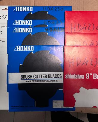 10 Dischi tagliaerba (Shindaiwa, Honko, Fercad)