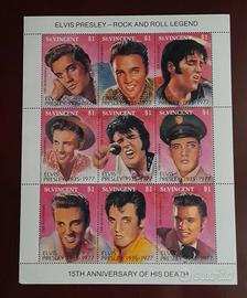 Francobolli Elvis Presley Rock and Roll