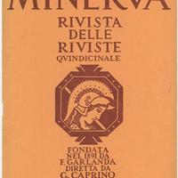 50 NUMERI DI STORIA FASCISTA RIVISTA "MINERVA"
