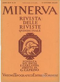 50 NUMERI DI STORIA FASCISTA RIVISTA "MINERVA"