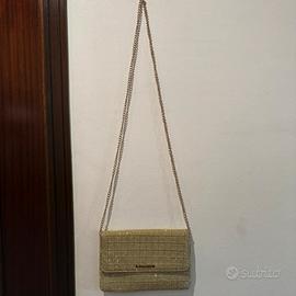 Pochette a tracolla color oro Romeo Gigli