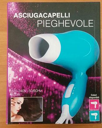 Asciugacapelli pieghevole NUOVO