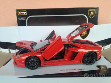 Modello auto lamborghini aventador lp 400 burago