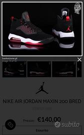 NIKE AIR JORDAN MAXIN 200 BRED