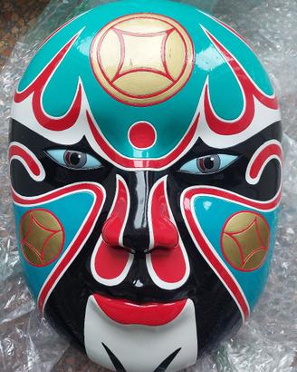 Maschera Teatro dell'Opera cinese.Originale.Raro