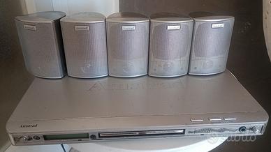 Home Theatre Amstrad, DVD Player, 5 casse