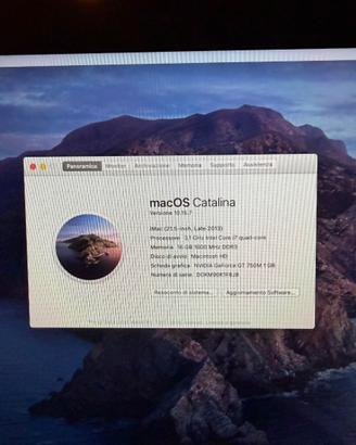 iMac 21.5" Late 2013 i7 16GB + Tastiera e Mouse Ap