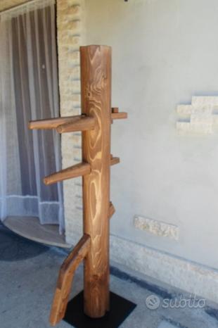 Trainer Per Arti Marziali Wing Chun – Braccio In Legno Massiccio Con Molla, Montaggio A Parete, Portatile, Taglia S