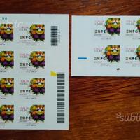 Francobollo expo Milano 2015 codice a barre