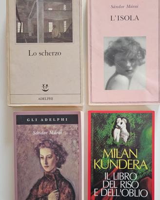 4 romanzi - letteratura mitteleuropea