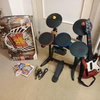 strumenti musicali Wii Guitar Hero warriors of roc