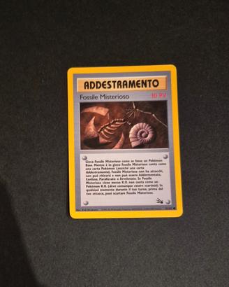 Carta Pokémon Addestramento Fossile Misterioso