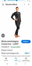 Muta semistagna donna Cressi Ice