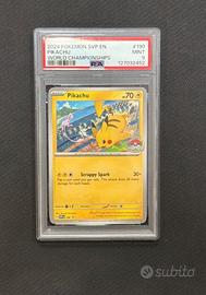 Pikachu 190 World Championships 2024 PSA 9 Mint