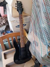 Chitarra elettrica ashton nera