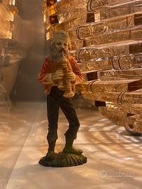 Statuina presepe Nardi in plastica zampognaro