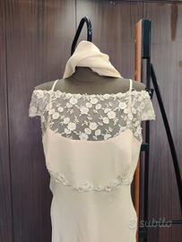 Abito da sposa con stola