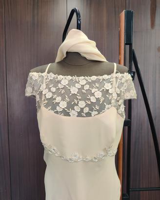 Abito da sposa con stola