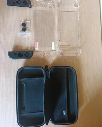 Custodia protettiva Nintendo Switch con accessori